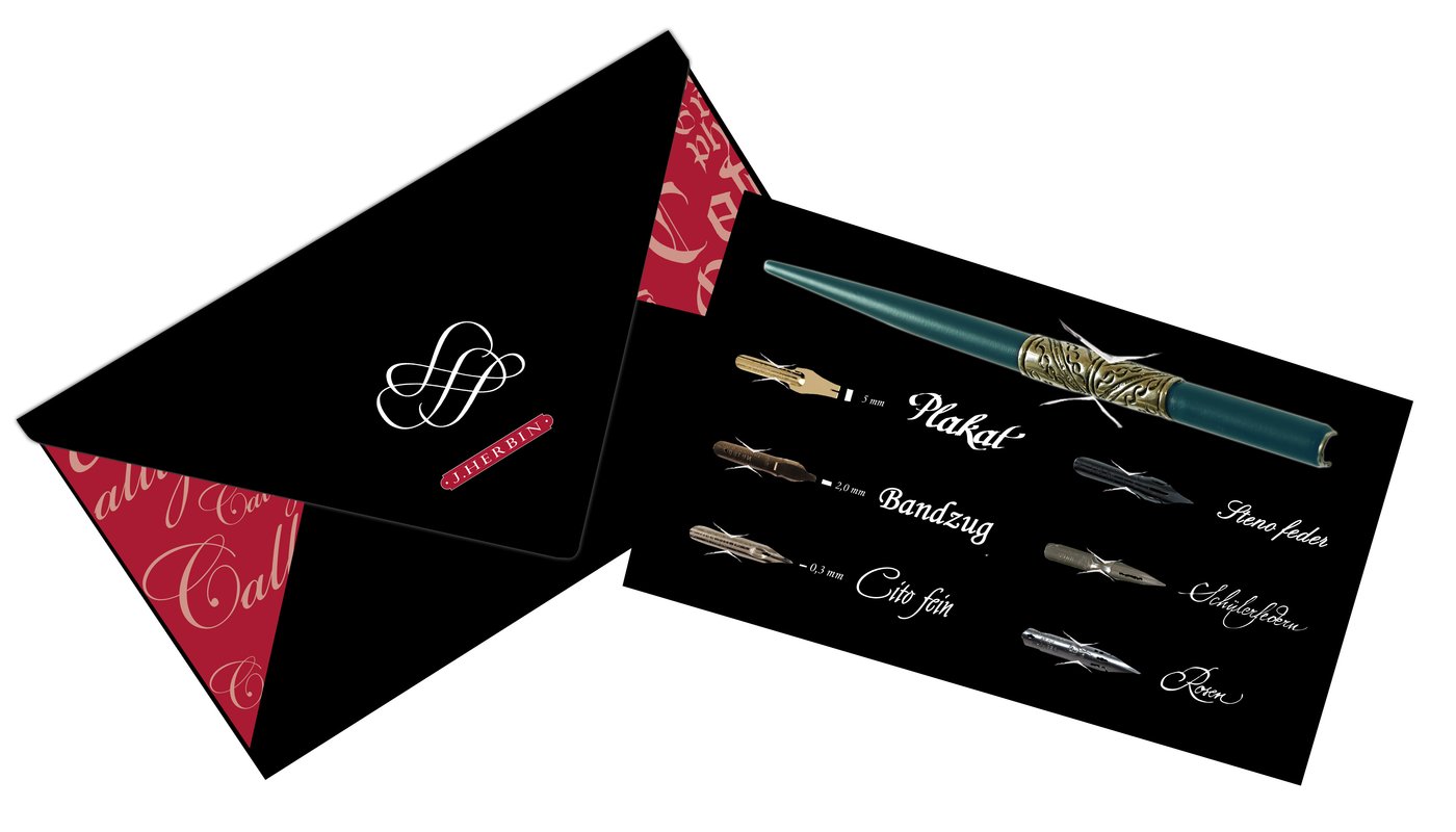 J Herbin Professional Calligraphy Set