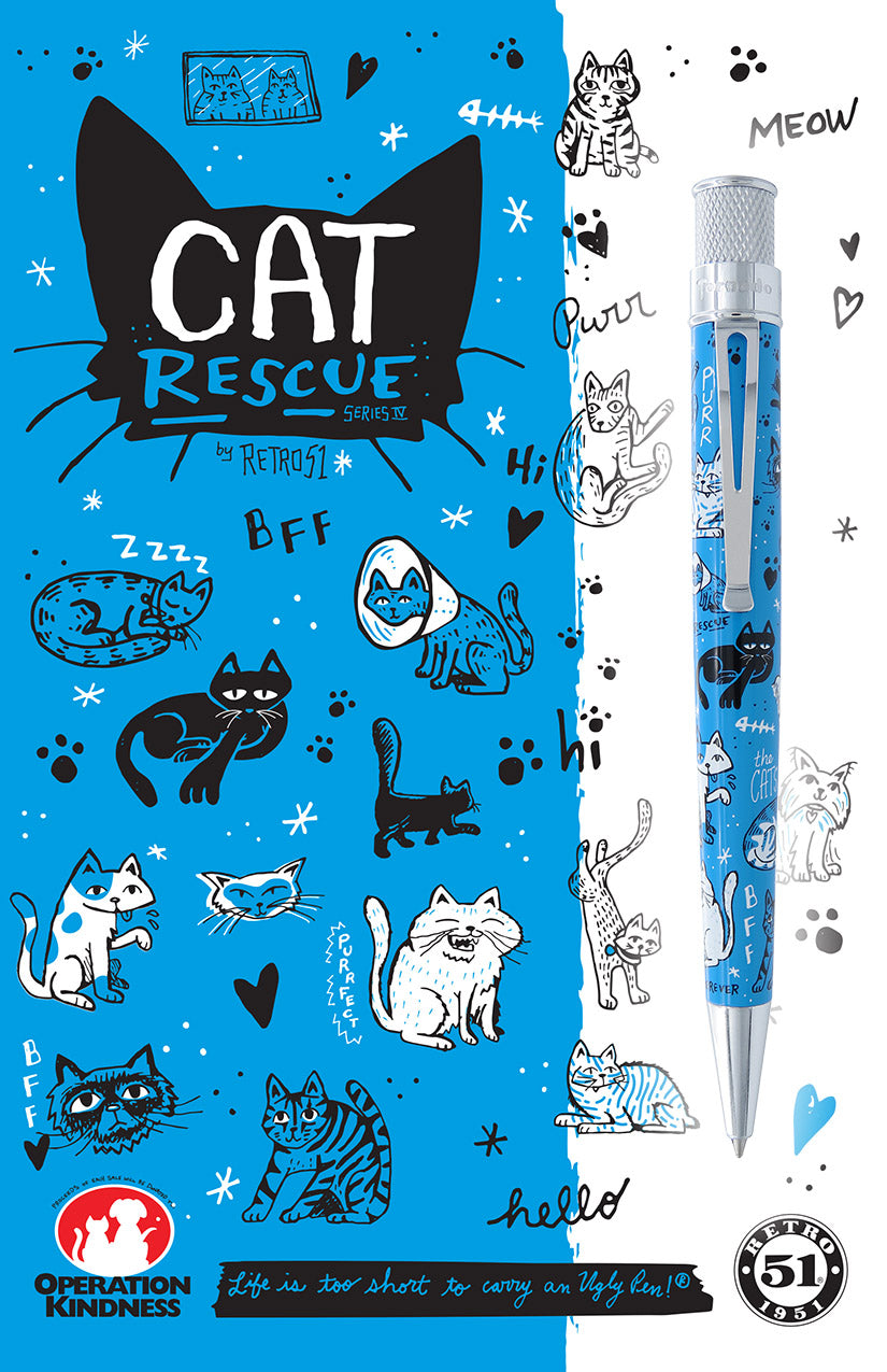 Retro 1951 "Rescue" Cat Rescue Ballpoint Edition 4