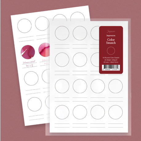 Wearingeul Ink Color Swatch Sheets