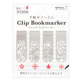 Midori Bookmark Clip- Floral Pattern