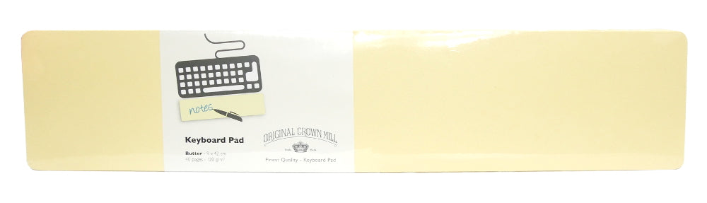 Original Crown Mill Color Vellum Keyboard Note Pad