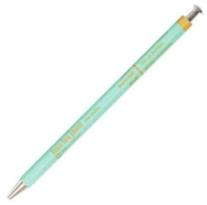 Mark's Inc. Days Wooden 0.5mm Ballpoint Pen - Mint Green