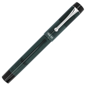 The Opus88 Demo Grey is a large fountain pen featured in smoke grey acrylic with an eyedropper filler with a shut-off valve mechanism.  This Luxury pen would be a great choice for any Professional. 