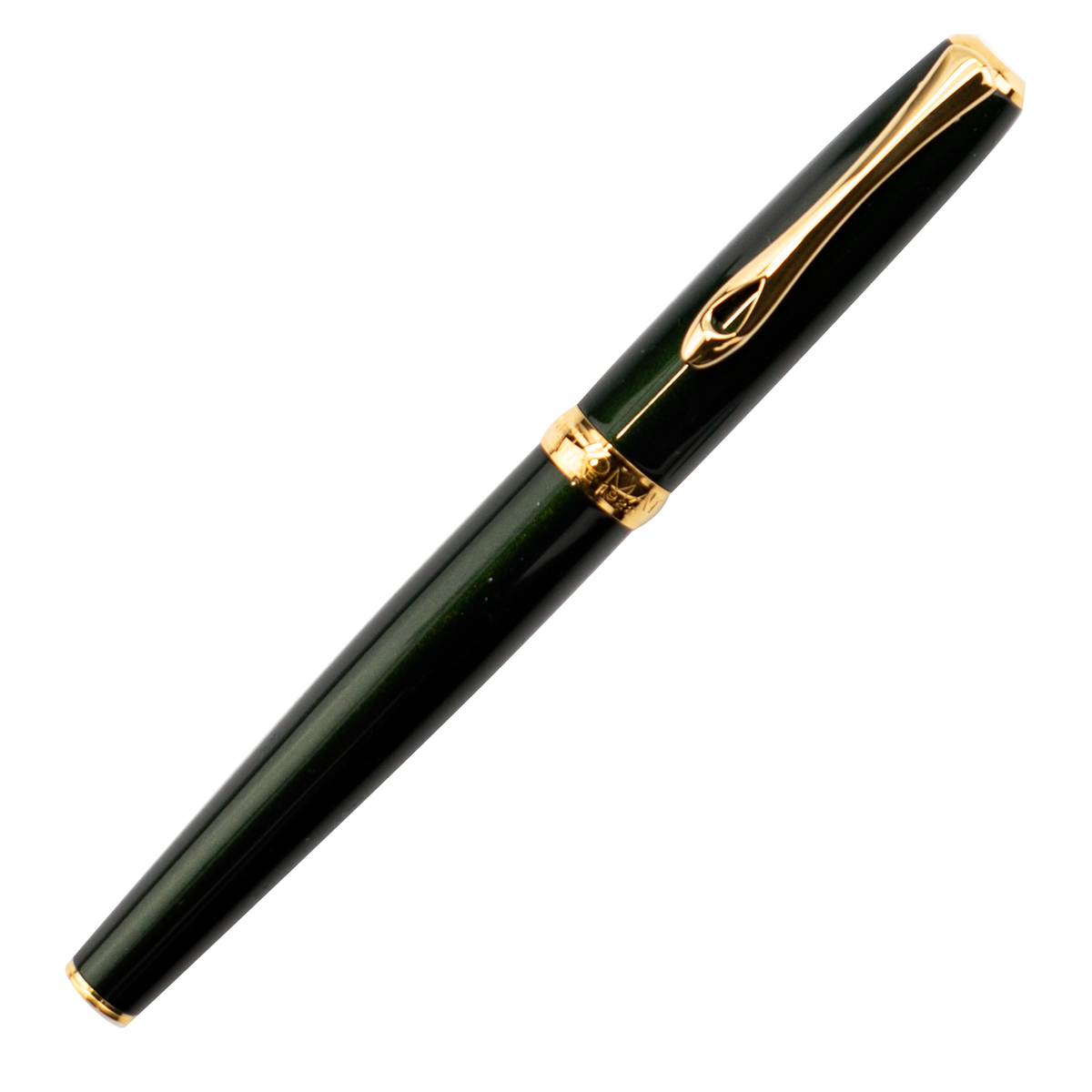 Diplomat Excellence A2 Evergreen with Gold Trim Rollerball