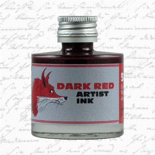 De Atramentis Artist Ink Dark Red
