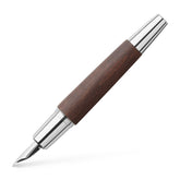 Faber-Castell E-motion Wood and Chrome Dark Brown Fountain