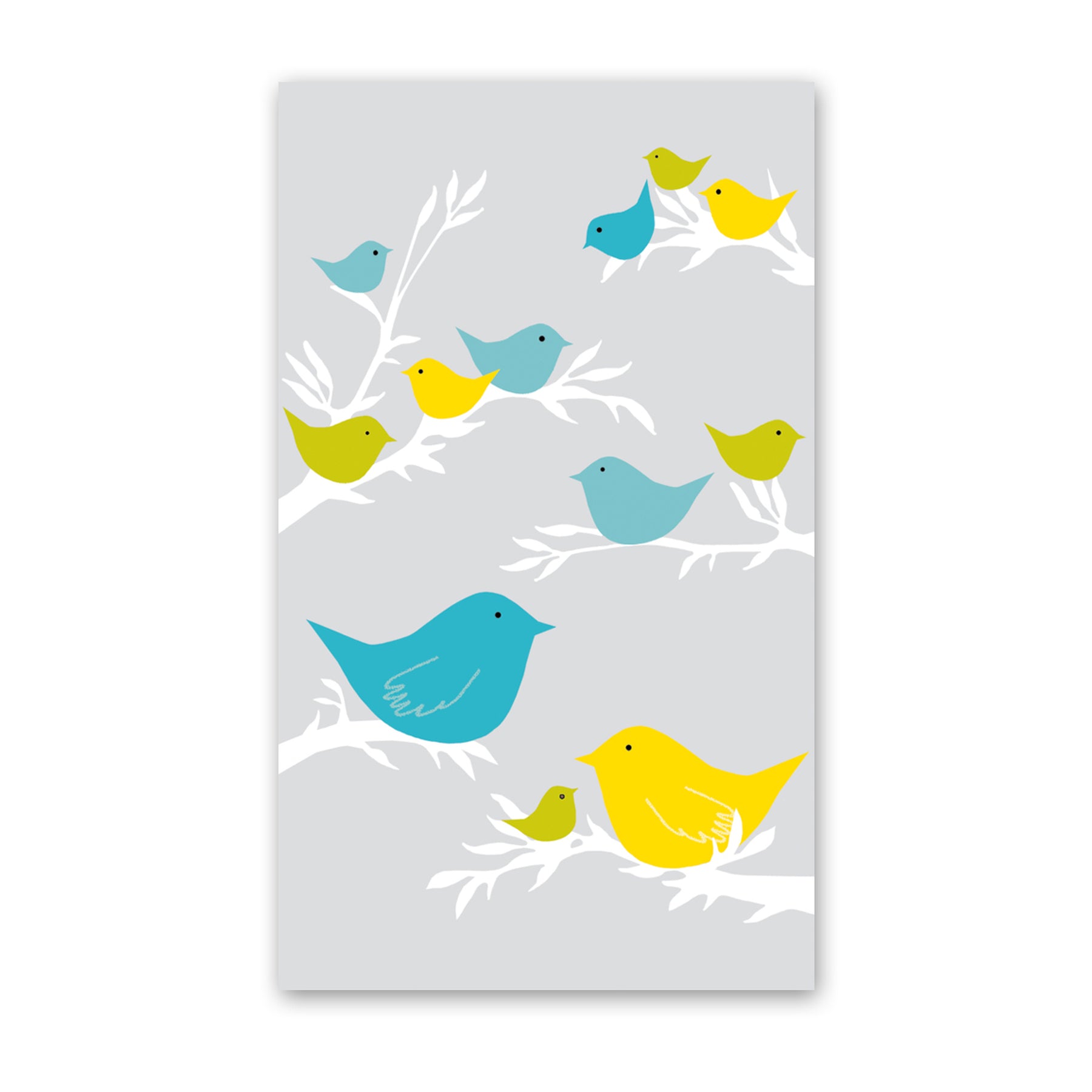 Rock Scissor Paper Mini Card - Bird Flock