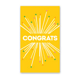 Rock Scissor Paper Mini Card - Congrats Starburst