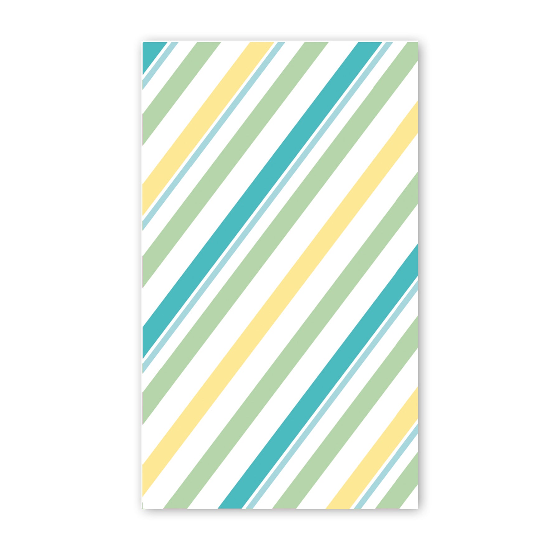 Rock Scissor Paper Mini Card - Aqua Stripes