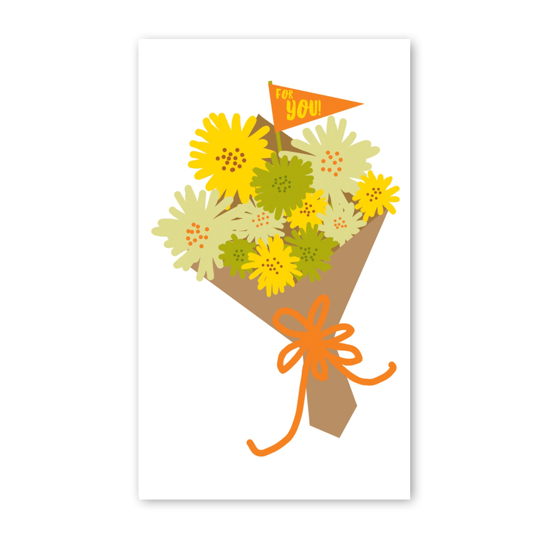 Rock Scissor Paper Mini Card - Bouquet