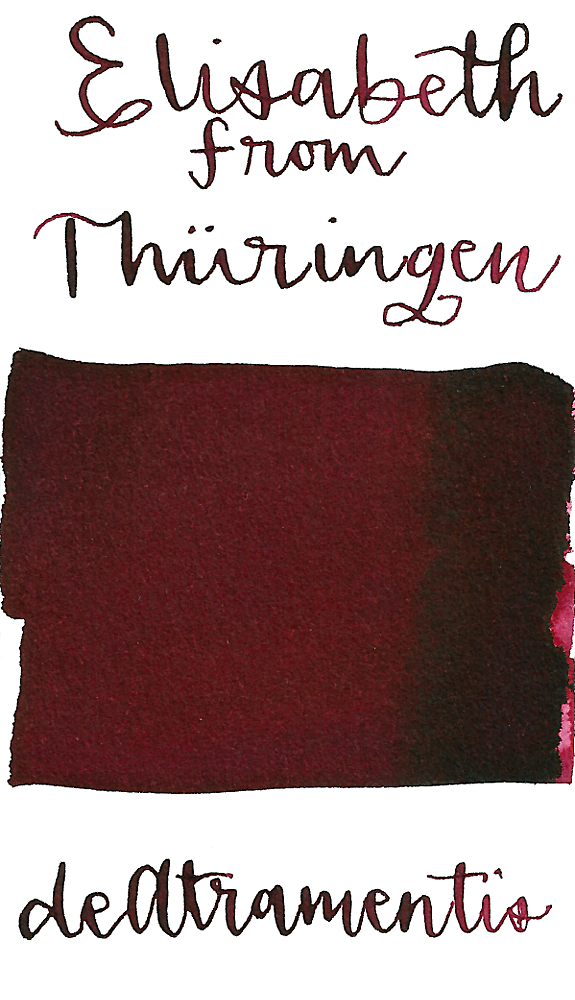 De Atramentis Elizabeth of Hungary (Thüringen), Bordeaux Red