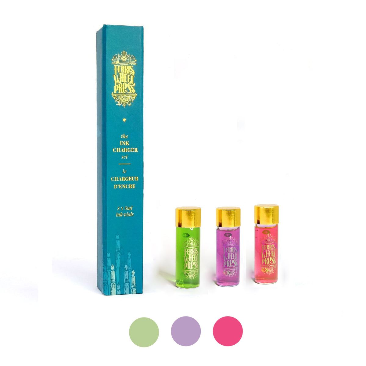 Ferris Wheel Press Ink Charger Set- Spring Robinia Collection