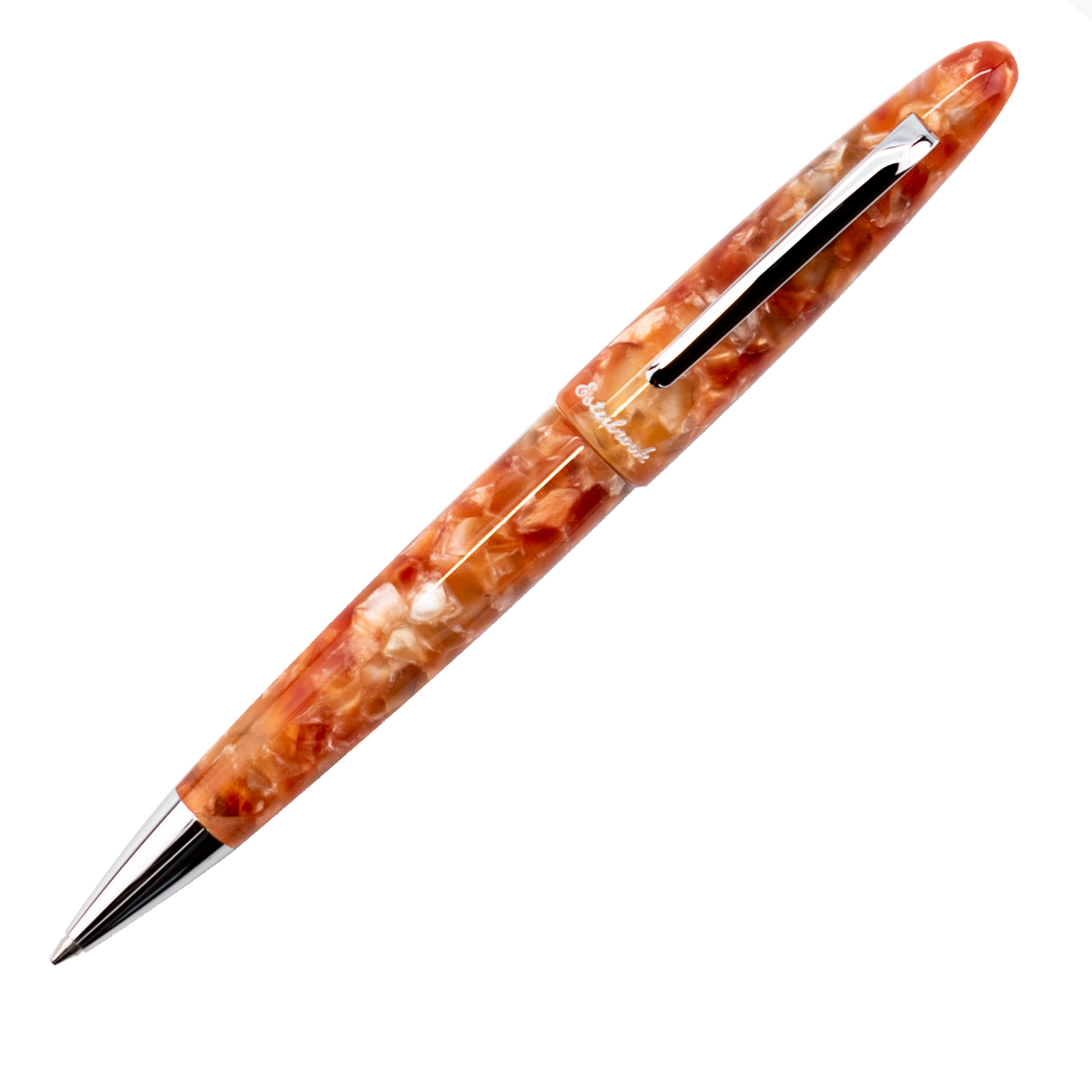 Esterbrook Estie Petrified forest with Palladium Trim Ballpoint