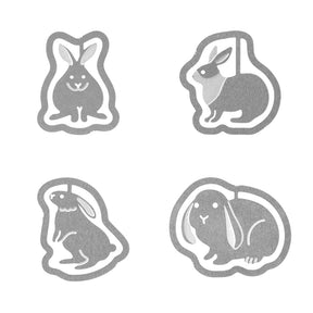 Midori Etching Clips- Bunnies
