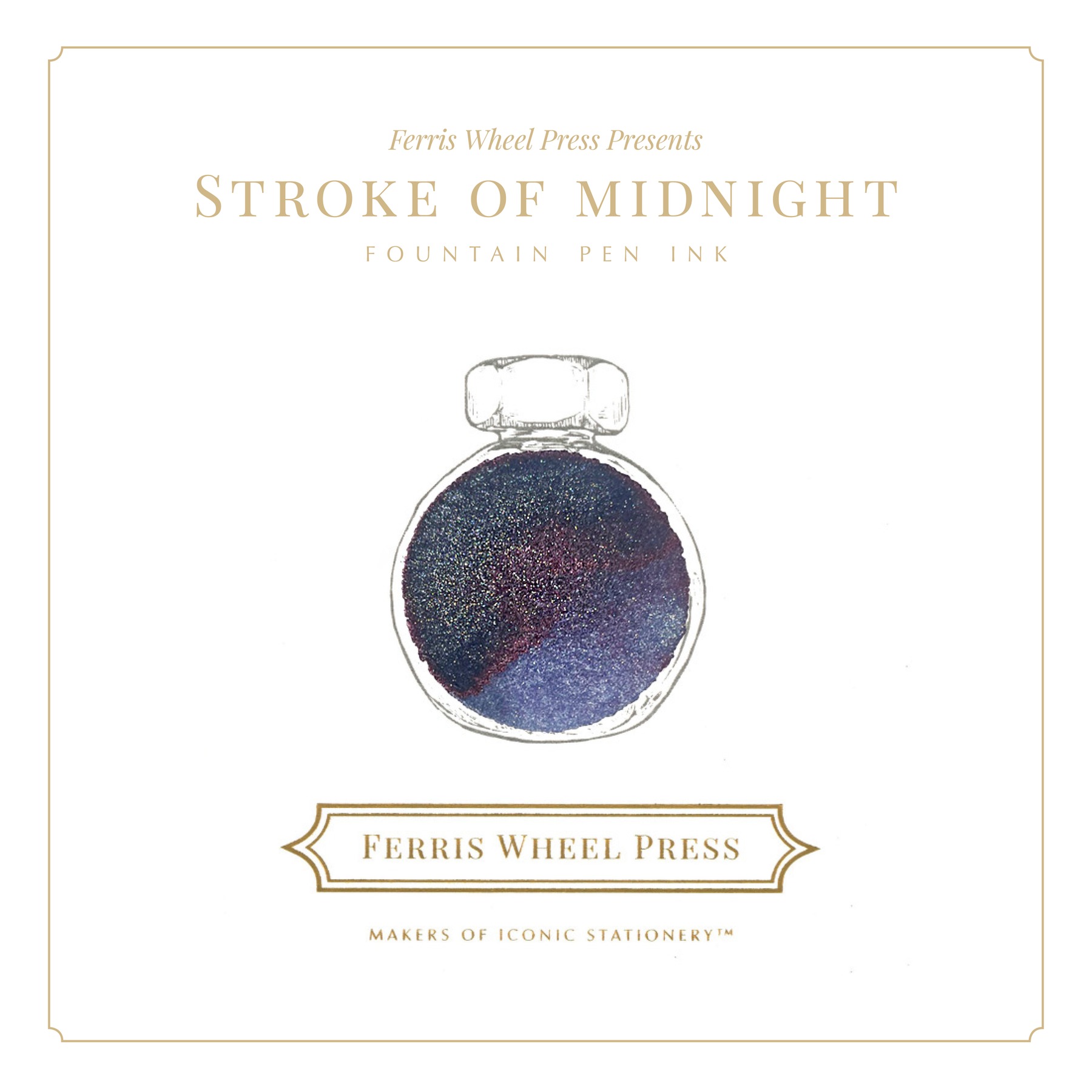 Ferris Wheel Press Stroke of Midnight Shimmer Ink