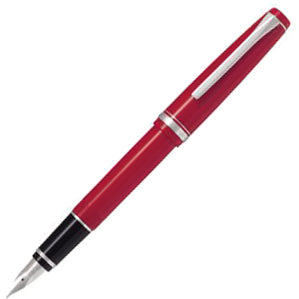 Pilot Falcon - Red with Rhodium Trim