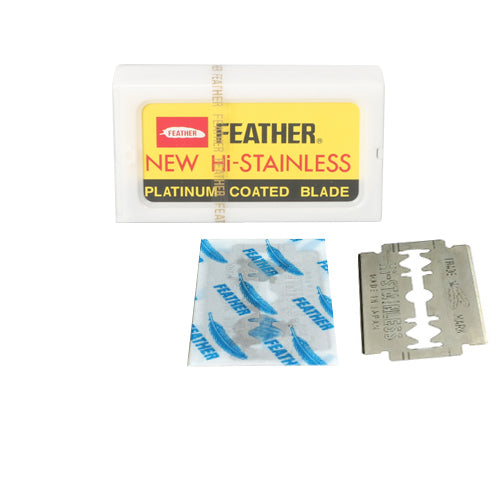 World famous for their sharpness, Feathers are not for beginners or the faint of heart. We only suggest these blades for experienced shavers. Some customers love them, some think they are too sharp.  Outstanding Quality - A premium stainless steel razor blade Platinum coated for comfort and durablility Considered by many to be the sharpest razor blade available 10 blades per package Imported from Japan