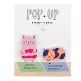 Girl of All Work - POP Up Sticky Notes - Cats