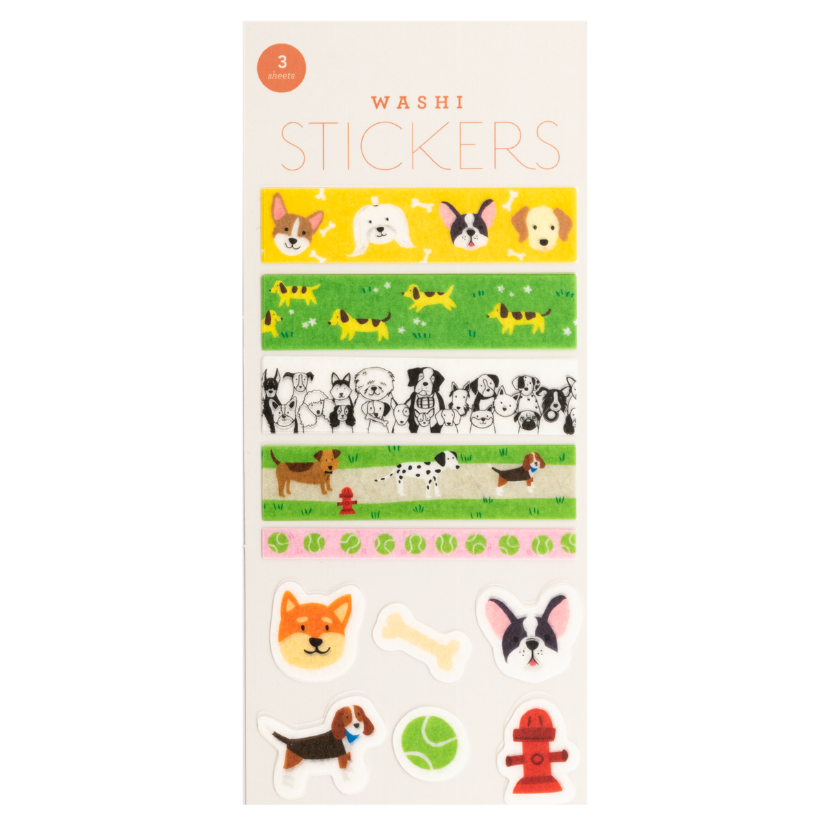 Girl of All Work - Washi Stickers - Dogs