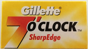 7 O'Clock Sharpedge blades are wonderful for beginners and veteran shavers alike. This blade has a wonderful balance of sharpness, comfort, and longevity. As a result, it is one of our best selling blades. These blades are noted for:  High quality stainless steel Comfortable Shaves Packaged 5 blades per Tuck Made in Russia