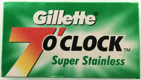 7 O'Clock Stainless blades are heavily aimed at comfort. As a result, we suggest these blades for those with finer or less coarse beards or for "touch ups". These blades are noted for:  High quality stainless steel Comfortable shaves Recommened for beginners as they are not aggressive and are foregiving Packaged 5 blades per tuck Made in Russia