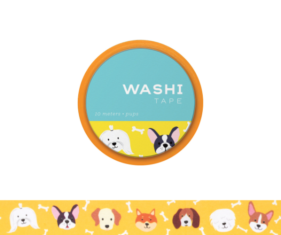 Girl of ALL WORK - Washi tape - 15mm - Pups