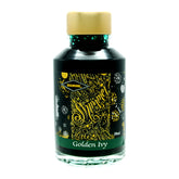Diamine Shimmertastic Golden Ivy fountain pen ink is available in a 50ml glass bottle.