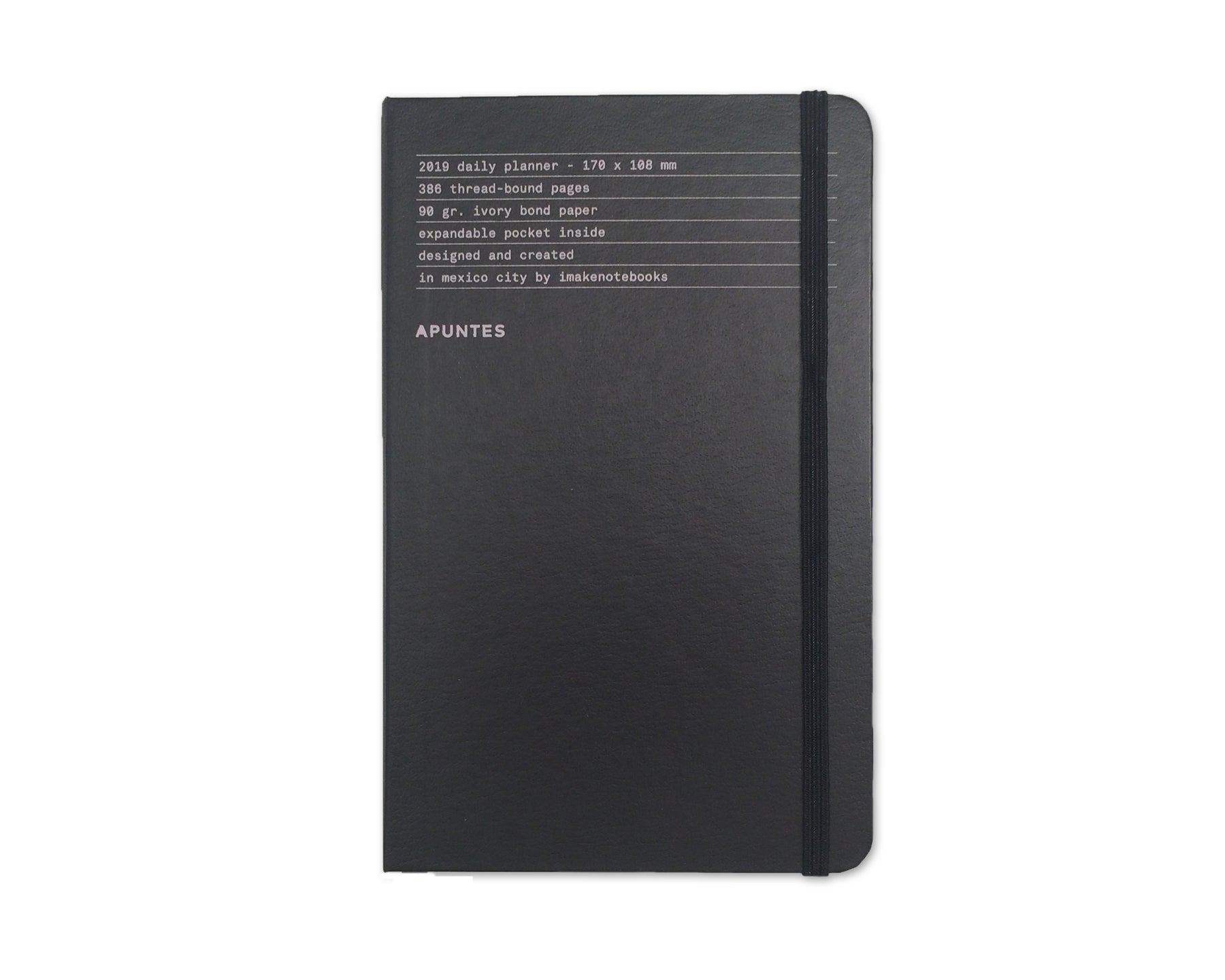 Apuntes Basico Classic Hard Cover Notebook- Negro Premium