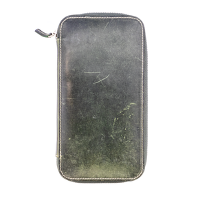 Galen Leather Co. Zippered Hobonichi Weeks Cover- Crazy Horse Forest Green
