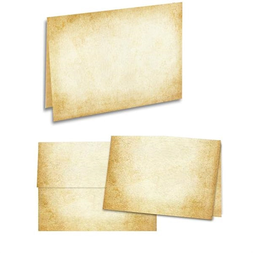 Freund Mayer Parchment Fold-Over Note Cards & Envelopes