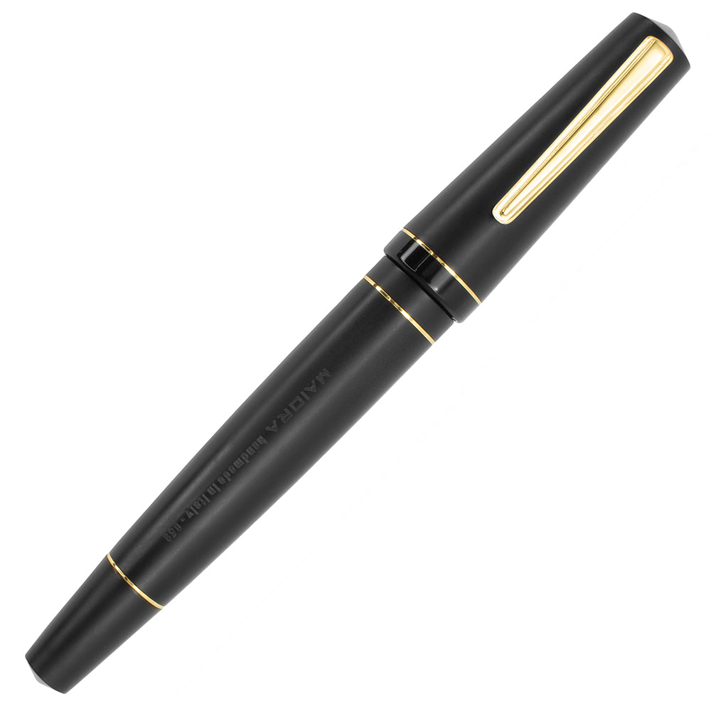 Maiora Impronte Slim Matte Black Fountain Pen-Fine