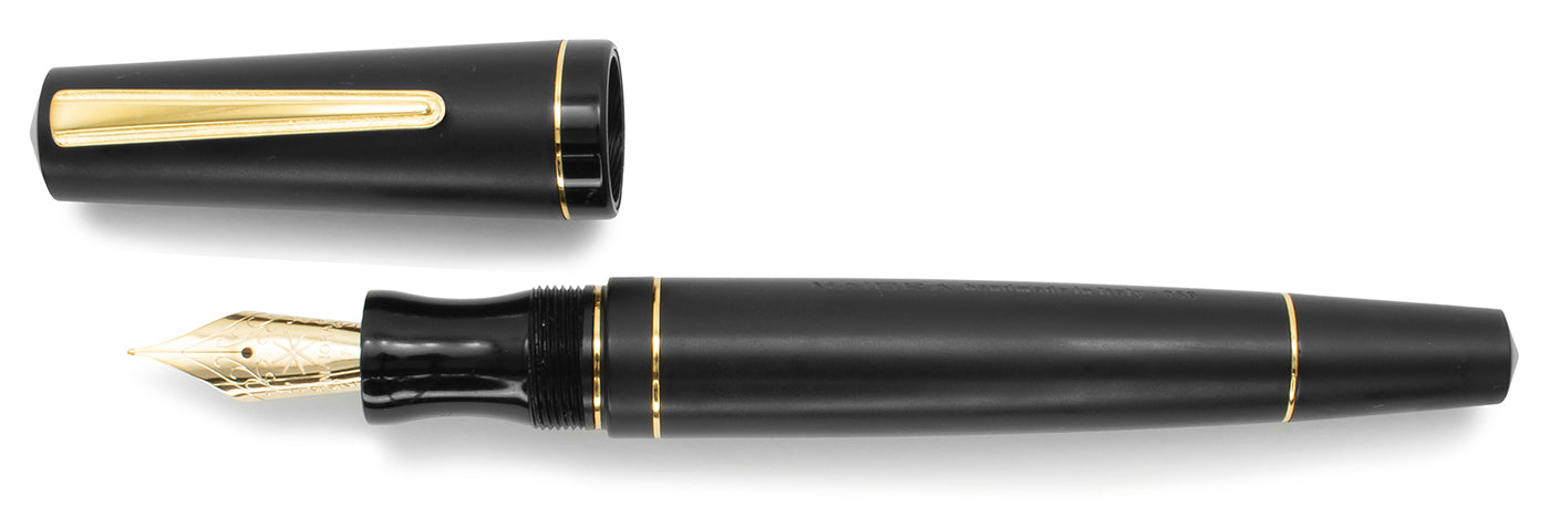 Maiora Impronte Slim Matte Black Fountain Pen-Fine