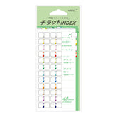 Midori Index Label- Numbered Colors