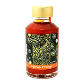 Diamine Shimmertastic Inferno Orange fountain pen ink is available in a 50ml glass bottle.