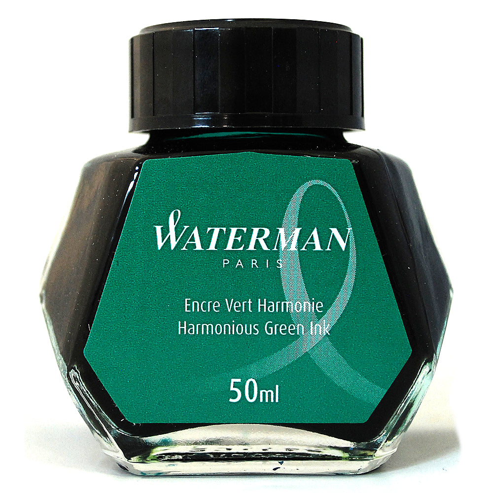 Waterman Bottled Ink for Fountain Pens in Harmonious Green - 50mL - 51060W5  NEW