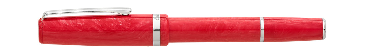 Esterbrook JR Pocket Pen Fountain - Carmine Red with Palladium Trim