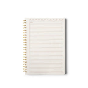 DesignWorks Textured Cover Twin Wire Notebook | Blue