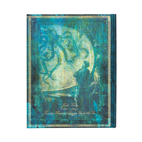 Paperblanks Embellished Manuscripts - Jules Verne, Twenty Thousand Leagues Ultra Wrap