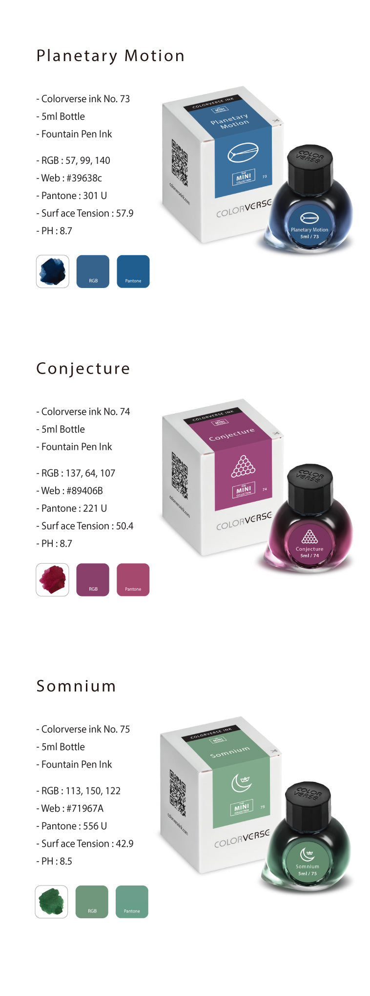 Colorverse Johannes Kepler Set [The Mini Collection]