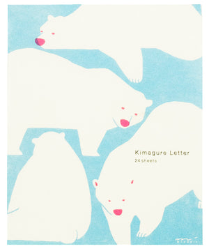 Midori Kimagure - Polar Bear Letter Pad