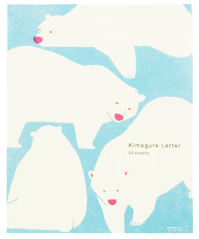 Midori Kimagure Polar Bear Letter Pad