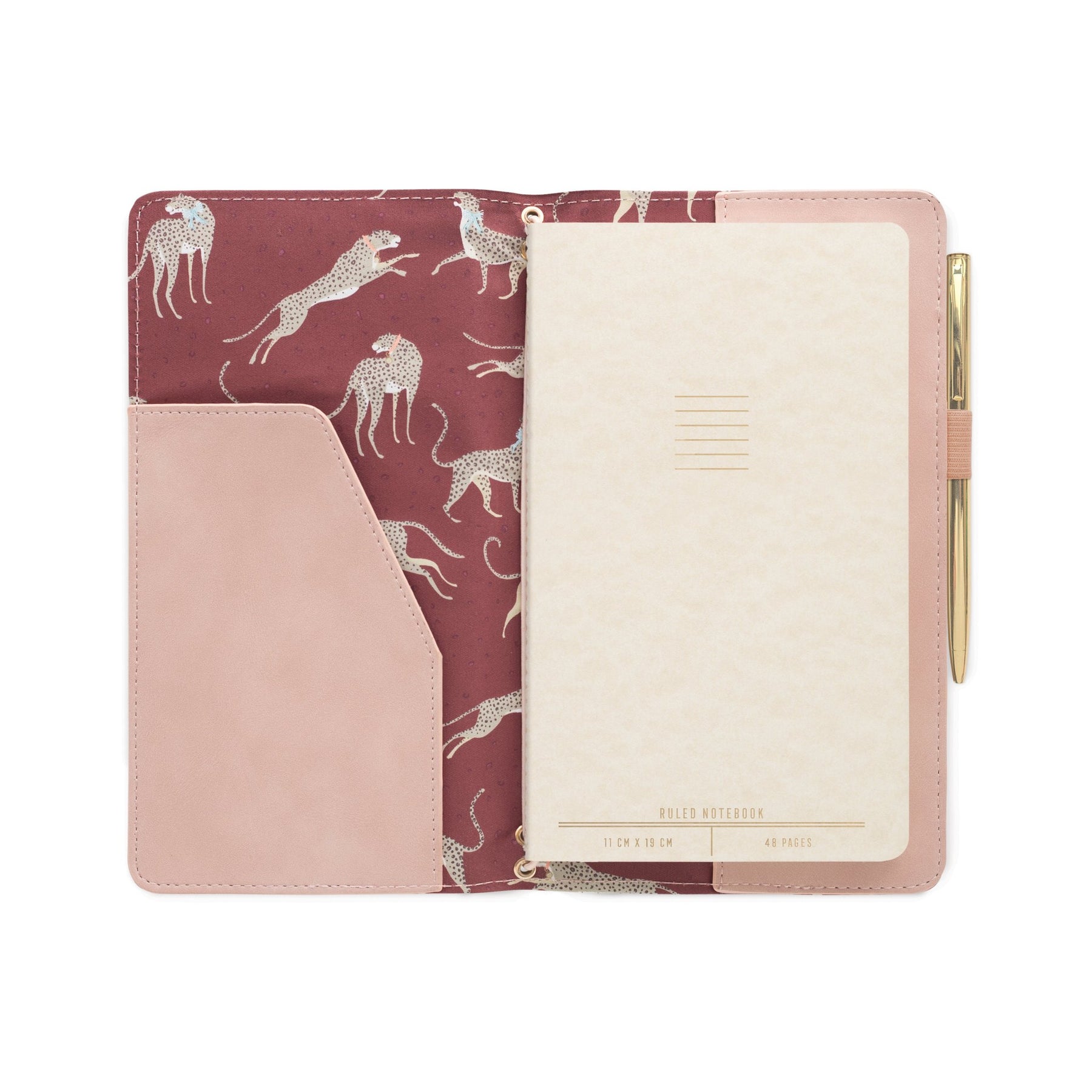 DesignWorks Vegan Suede Folio | Blush Pink