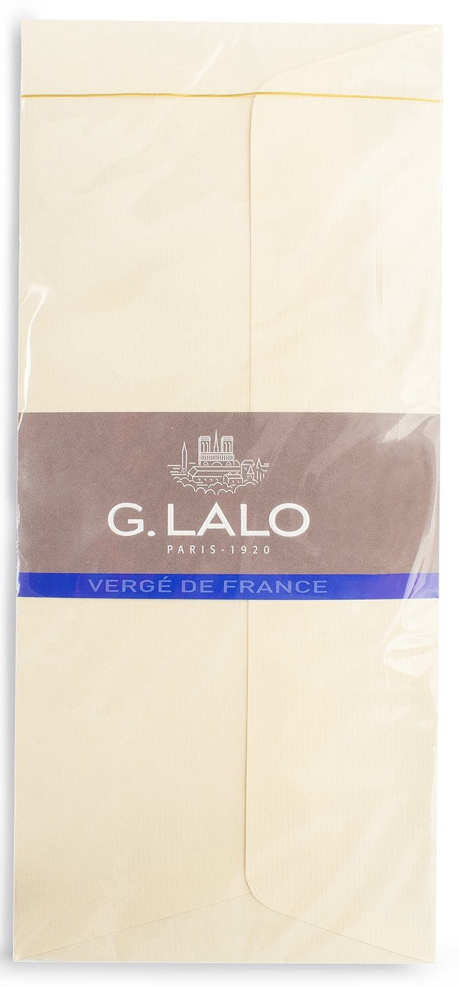 G. Lalo Verge de France Large Self-Sealing Envelopes (25 Pack)