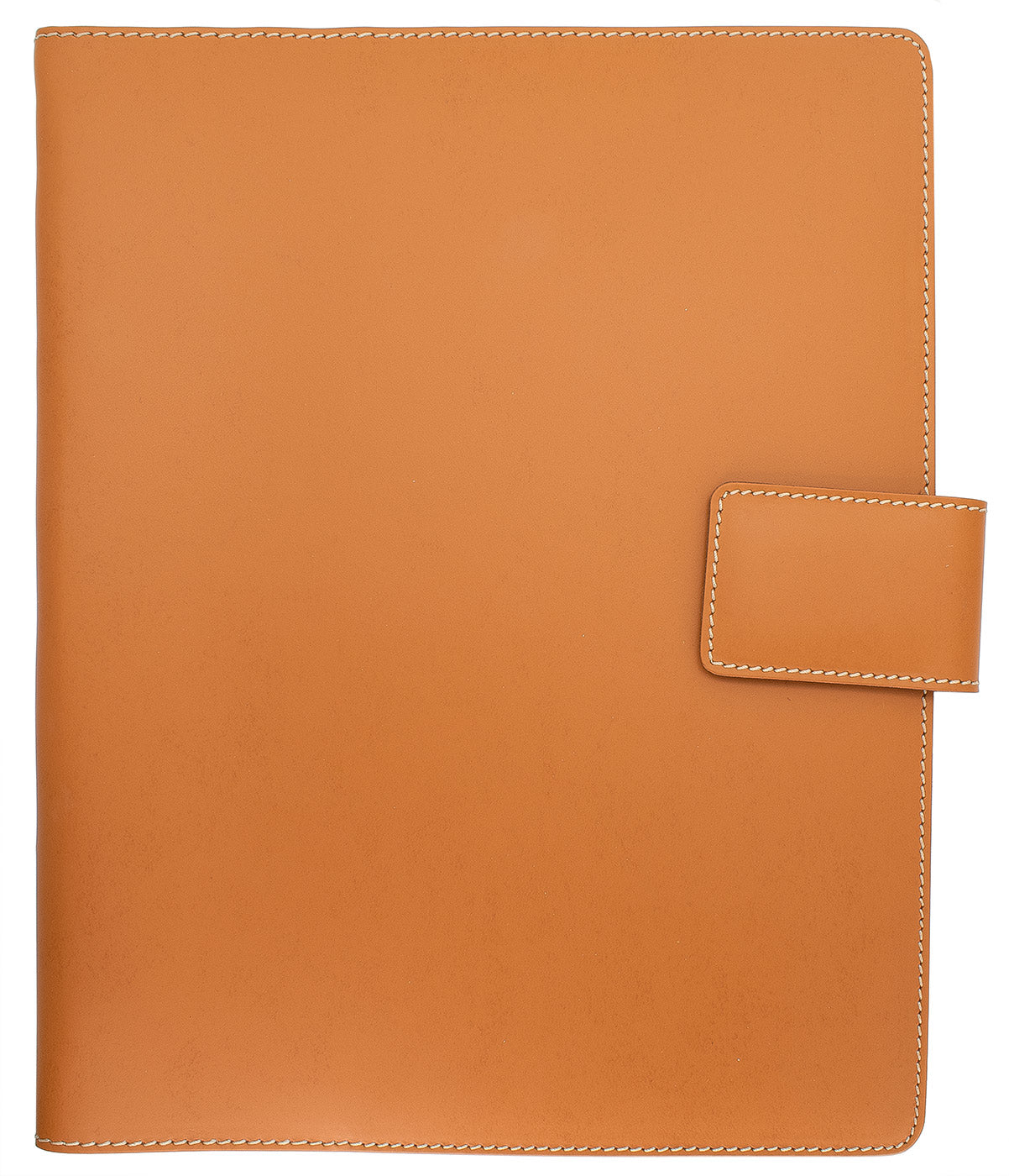 Fiorentina Leather Portfolio w/ Snap Close- British Tan