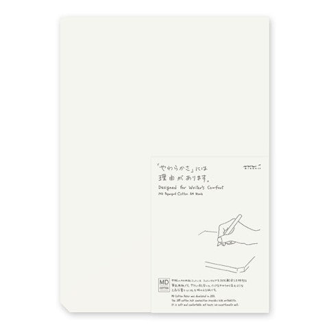 Midori MD A4 Cotton Paper Pad- Blank