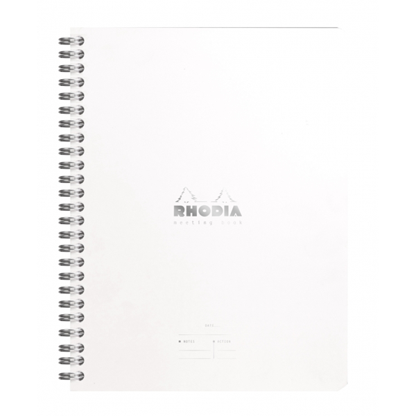 Rhodia A5 Meeting Book- Ice