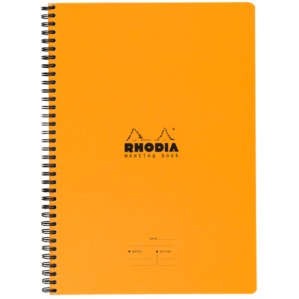 Rhodia A4 Meeting Book- Orange