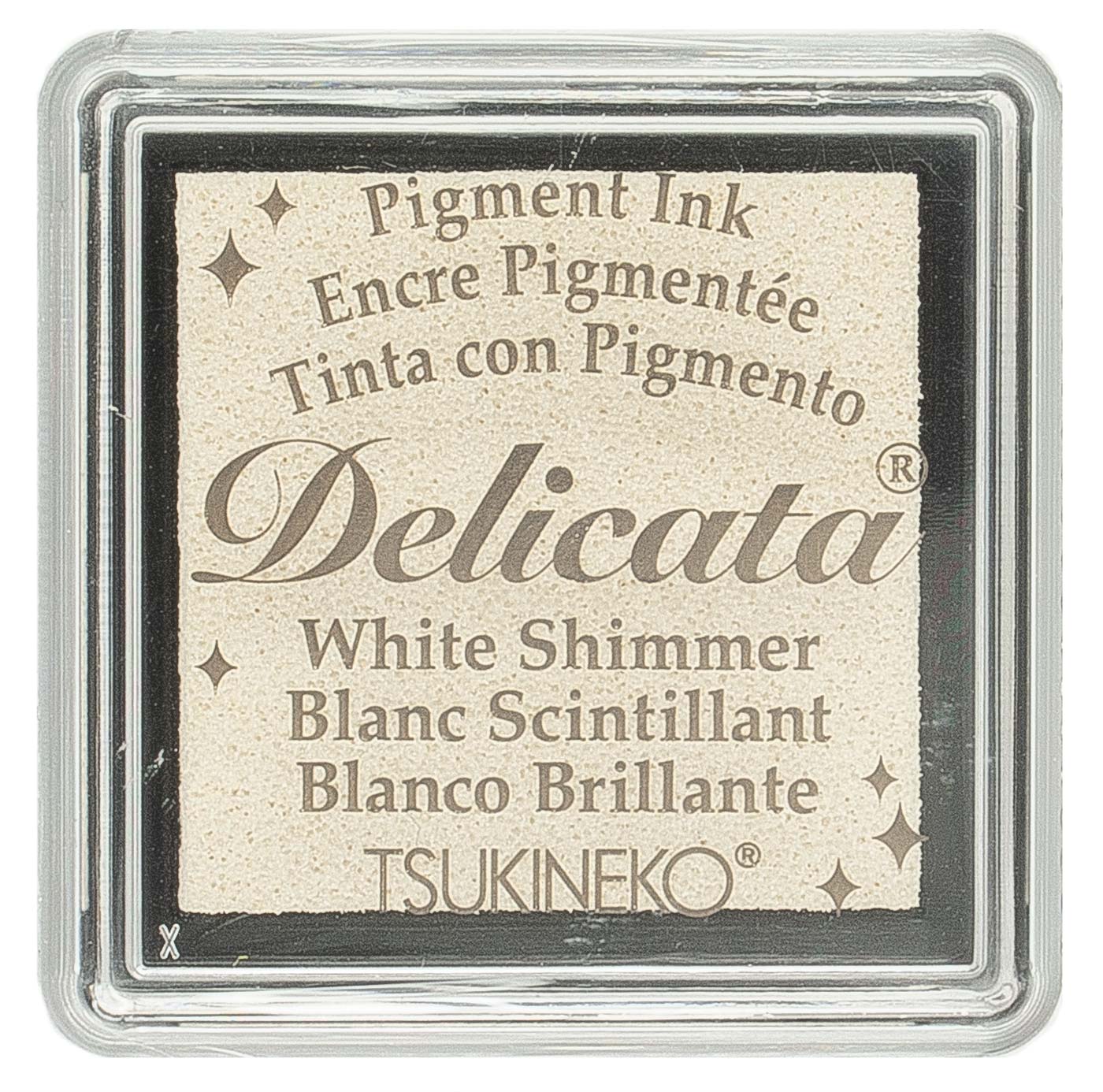 Global Solutions Metallic White Shimmer Stamp Pad