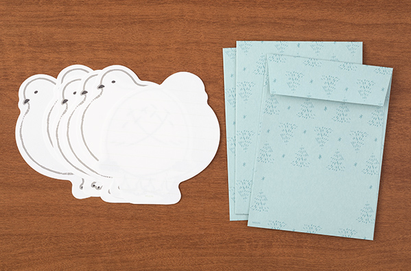 Midori Letter Set (925) Die-Cut Animal - Grouse