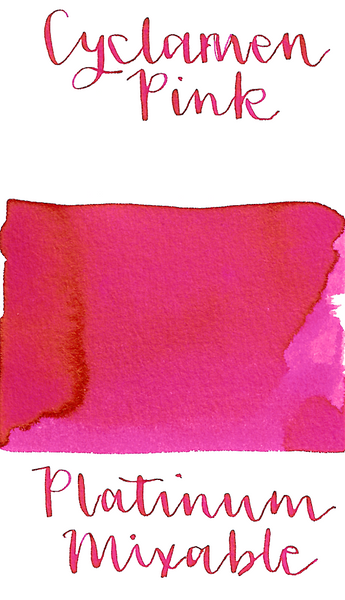 Platinum Mix Free Ink Bottle 60ml - Cyclamen Pink Fountain Pen Ink